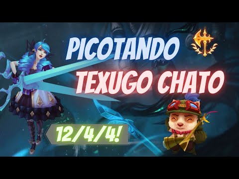 Stompando um RANGED no TOP. Como ganhar em matchups ruins! Gwen vs Teemo. Diamond IV