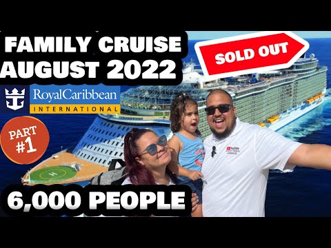 Oasis of the Seas August 2022 Full Capacity!! another family Cruise! This Time with 6,000 People!!!!