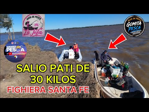 SALIO LA BESTIA DEL PARANA FIGHIERA SANTA FE #pesca #pescasub #fishing #lineadepesca #peces#carp  