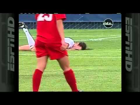 Elizabeth Lamberts Dirty Play and hair pull Mars BYU vs. New Mexico Womens Soccer