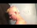Bald Woman Re Shave Her Head Smooth