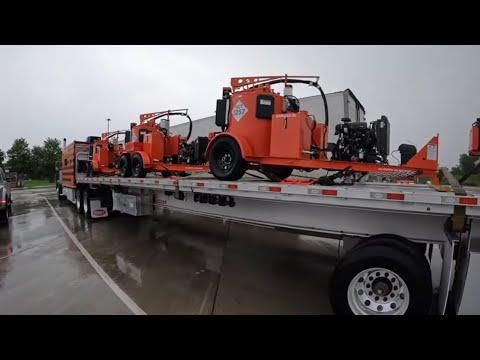 #788 Tar Trailers to Milwaukee Wisconsin The Life of an Owner Operator Flatbed Truck Driver