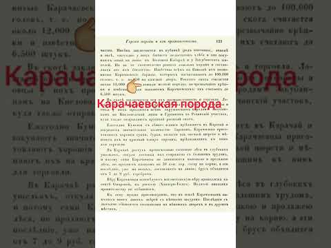 , title : 'Карачаевская порода лошадей в документах 1851 г.'