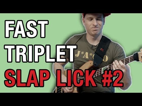 Fast Triplet Slap Lick #2