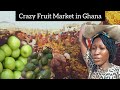 INSIDE THE BIGGEST FRUIT MARKET IN ACCRA GHANA CHEAP A Day With My African Mum