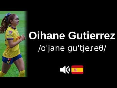 How to pronounce Oihane Gutierrez (CORRECTLY!)