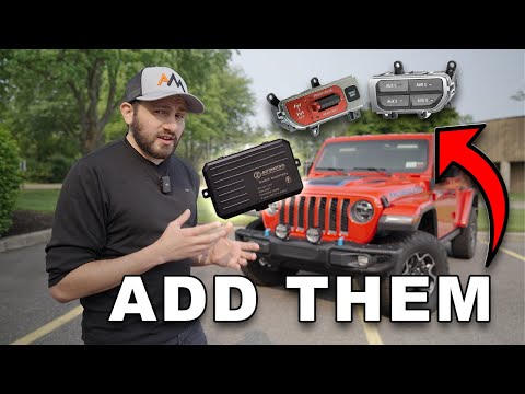 Jeep Wrangler / Gladiator Upgrade: Add Aux Buttons and Locker Switches with Z Automotive AUX KIT