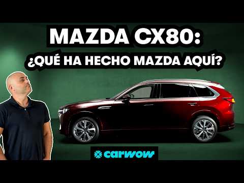 MAZDA CX-80 2024: EL COCHE MÁS GRANDE HECHO POR  MAZDA ES UN SUV CARGADO DE TECNOLOGÍA y LUJO