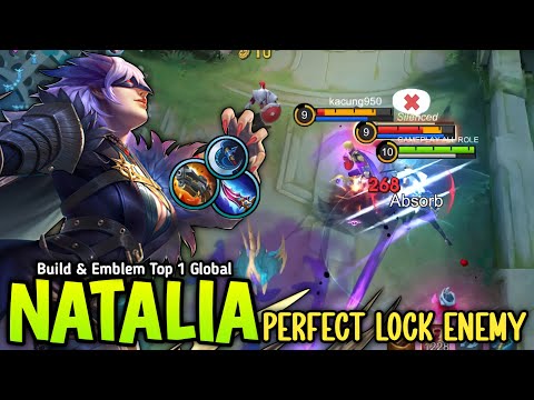100% CAN'T ESCAPE!! Natalia New 1 Shot Build Perfect Lock All Enemy - Build Top 1 Global Natalia