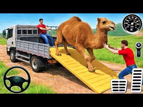 Animal Cargo Truck Driving Game 3D - Animal Transport Cargo Truck 2024 - Android Gameplay