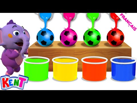 Apprendre les couleurs Ball | Comptines | | Bébé Kent