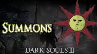 Summons - Dark Souls 3 Sunlight Covenant Undead Settlement - White Sign Soapstone Phantom