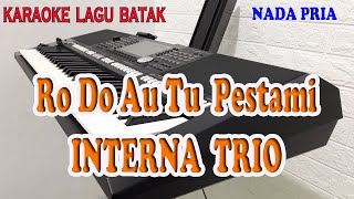 Download lagu RO DO AU TU PESTAMI ll KARAOKE BATAK ll INTERNA TRIO ll NADA PRIA D=DO mp3