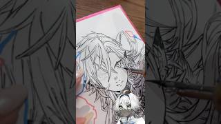 Gペンで葛葉描く！