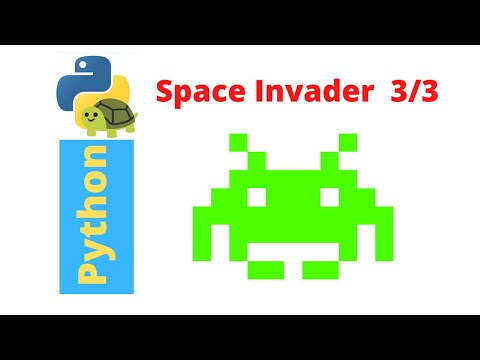 Python Turtle Graphics Tutorial Space Invaders 33