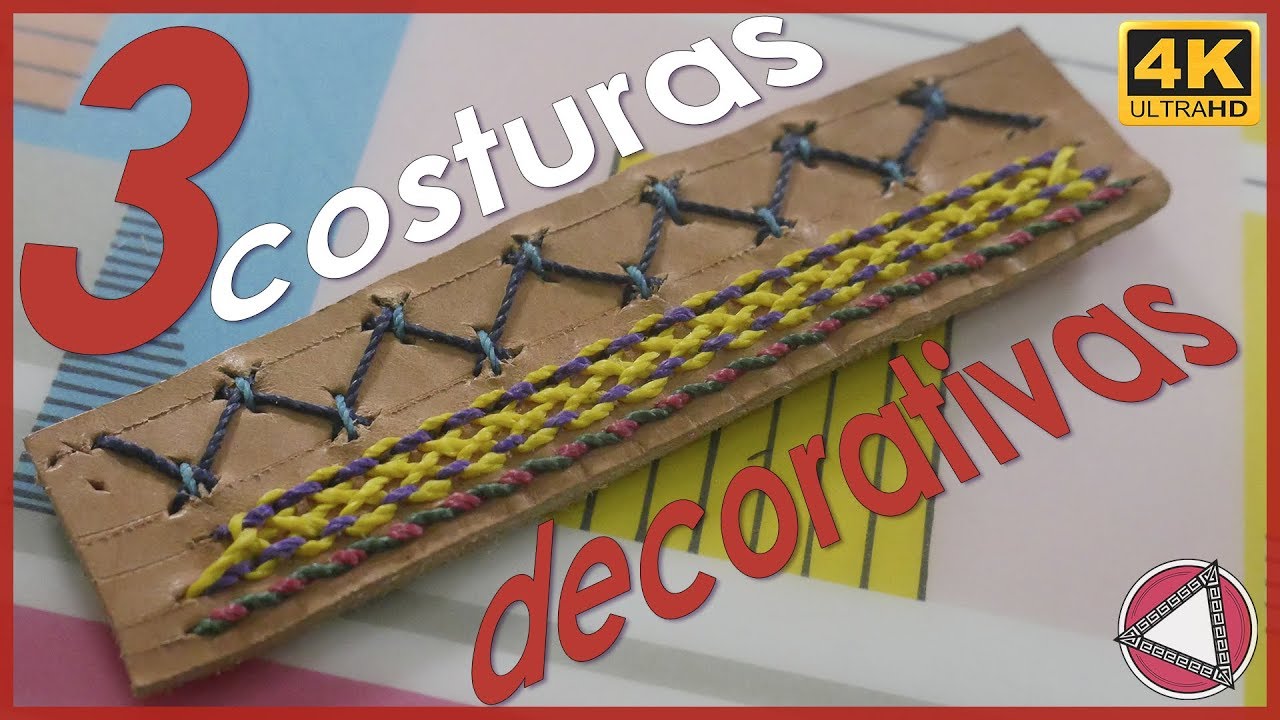Watch 3 puntadas decorativas 🙃 para coser a mano # DIY Tutorial Now 3 puntadas decorativas 🙃 para coser a mano # DIY Tutorial
