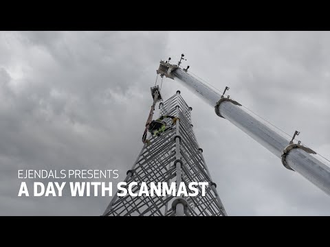 Building a 48m Telecom Tower | Scanmast Site Safety with TEGERA & JALAS