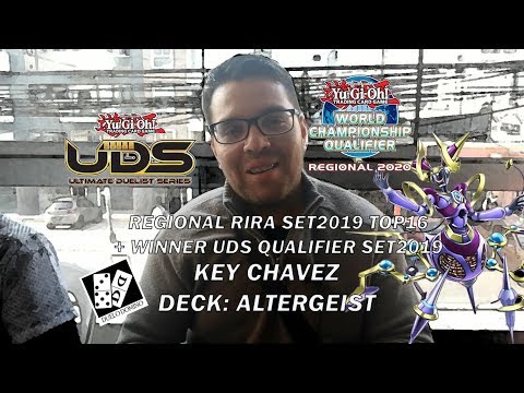 DECK PROFILE REGIONAL RIRA SET 2019 TOP16 Y GANADOR UDS Qualifier: ALTERGEIST - KEY CHAVEZ