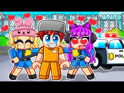 Rizzing COP GIRLS in Roblox JAILBREAK!
