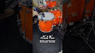 How do you think this 16” x 16” #floor  #tomtom sounds? #shorts #short #fix #tune #drums #comparison