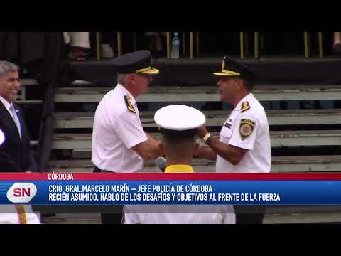 MARCELO MARIN JURÓ COMO NUEVO JEFE DE LA POLICÍA DE LA PROVINCIA DE CÓRDOBA