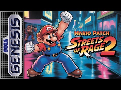 Mario patch | Streets of Rage 2 | Genesis Romhack