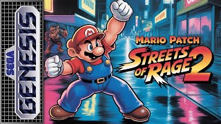 Mario patch | Streets of Rage 2 | Genesis Romhack