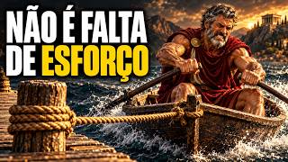 VOCÊ SE ESFORÇA, SE CANSA E NADA MUDA. POR QUÊ? | Estoicismo 🏛️