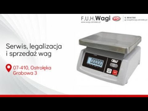 Zobacz filmy, Wagi Legalizacja, sprzedaż i serwis wag Mariusz Głosek, Ostrołęka