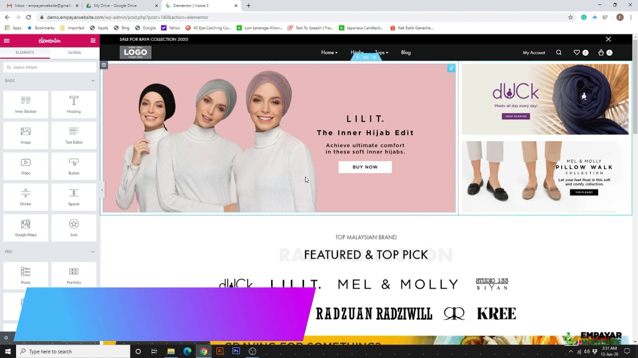 Sistem Laman Web E-Commerce Empayar Website