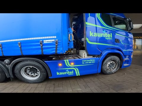 POV Driving Scania S540 - Holidays are over, it.s time to START Working 🥶