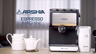 ARSHIA Espresso Machine How to use