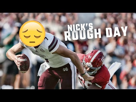 Nick Fitzgerald had a very rough day