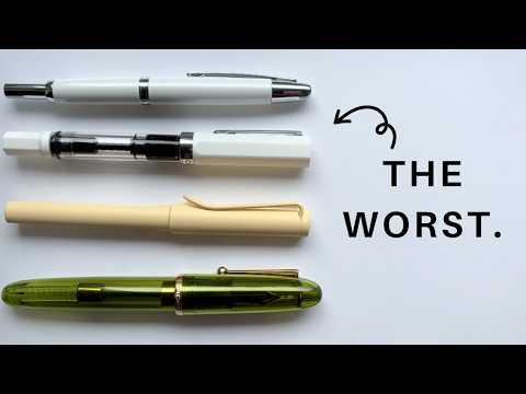 The WORST Fountain Pens for Beginners.