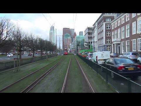 HTM tramlijn 9 Scheveningen Noorderstrand - Vrederust | GTL8 3080