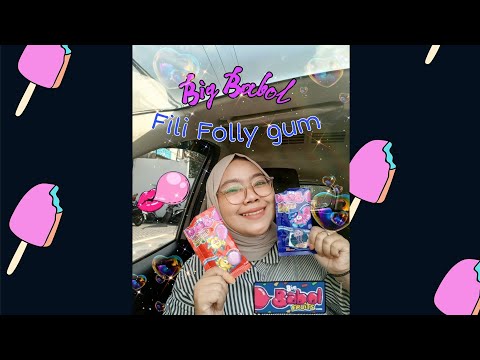 Review big Babol Fili Folly gum 💖💜