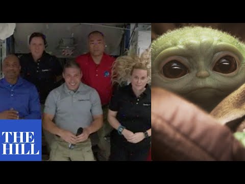WATCH: SpaceX/NASA astronauts talk about BABY YODA during news conference
