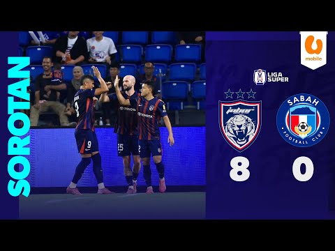 Johor Darul Ta'zim 8 - 0 Sabah FC | Sorotan Liga Super 2025/26