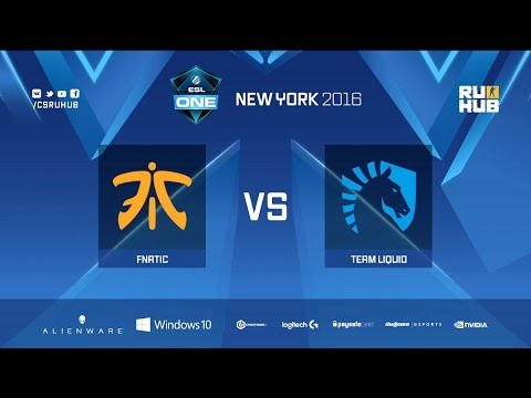 Fnatic vs Team Liquid de_dust2 (bo1) [ESL one New York] 02.10.2016
