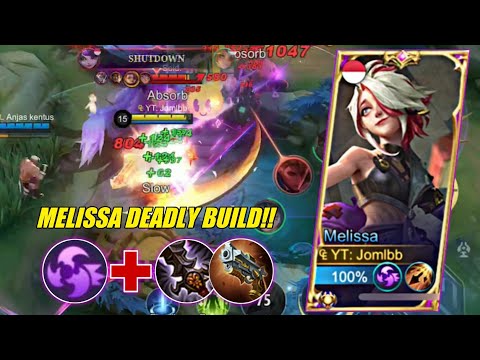 MELISSA DEADLY BUILD! MELISSA + DEMON HUNTER SWORD SO BROKEN! - MELISSA BEST BUILD 2023