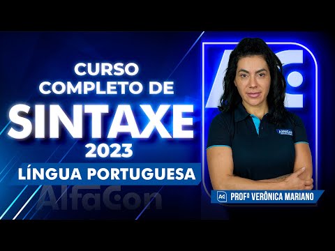 Curso Completo de Língua Portuguesa 2023: Sintaxe - AlfaCon