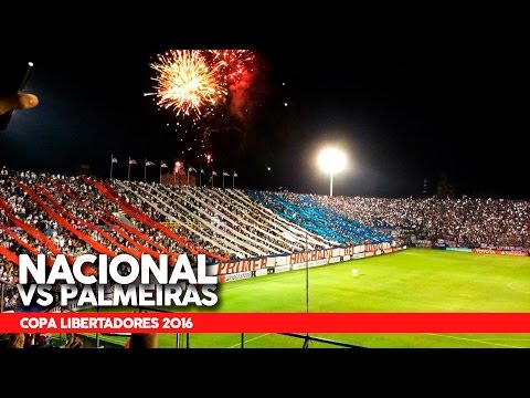 "Nacional vs Palmeiras | RECIBIMIENTO 2016" Barra: La Banda del Parque &bull; Club: Nacional