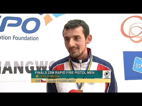 25m Rapid Fire Pistol Men Interview - ISSF WC 2011, Rifle & Pistol Stage 3, Changwon (KOR)