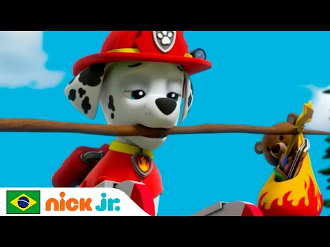 Capa de Patrulha Canina | Marshall dá um tempo | Nick Jr. em Português