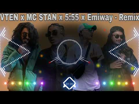 Vten x Mc Stan x 5:55 x Emiway -Remix song Rap Song2024
