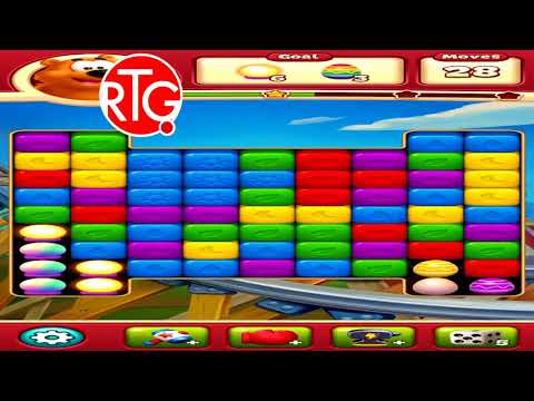 Toon Blast level 136 full screen from live stream