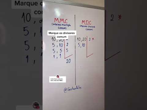Mmc e mdc fácil ✨