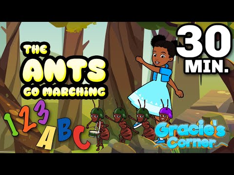 The Ants Go Marching + More Kids Songs and Nursery Rhymes | Gracie's Corner Compilation