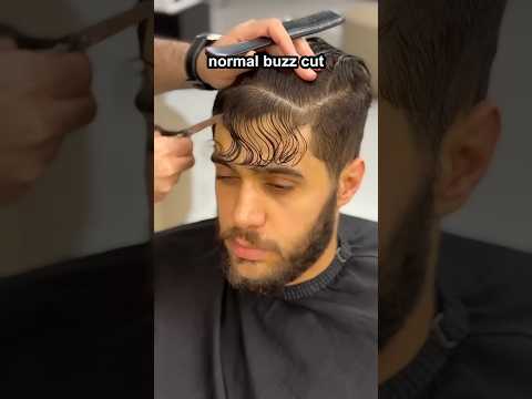 The scissor buzz cut 😱