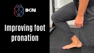 Improving Foot Pronation: Indirect Perturbations